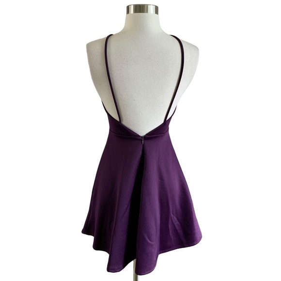 Lulu’s Steal the Spotlight Purple Skater Dress Size Small - Picture 6 of 13